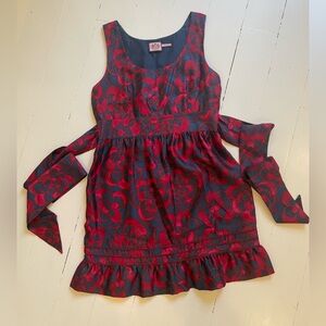 Juicy Couture Vintage Flower Print Sleeveless Dress